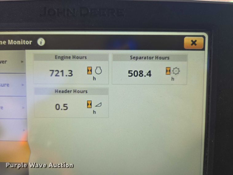 image for item DT4550 2022 John Deere S770 STS combine