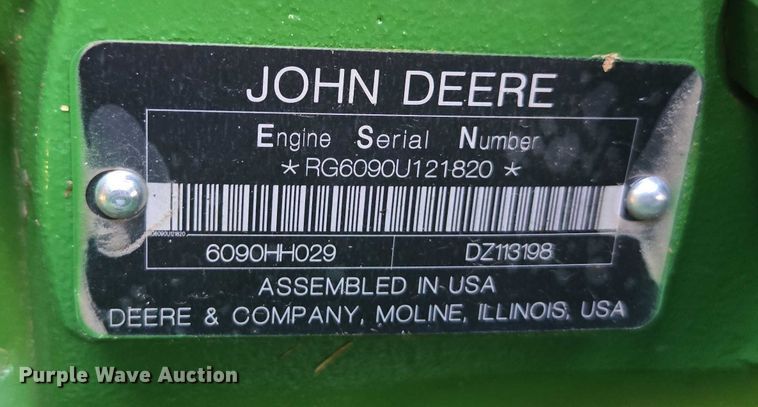 image for item DT4550 2022 John Deere S770 STS combine