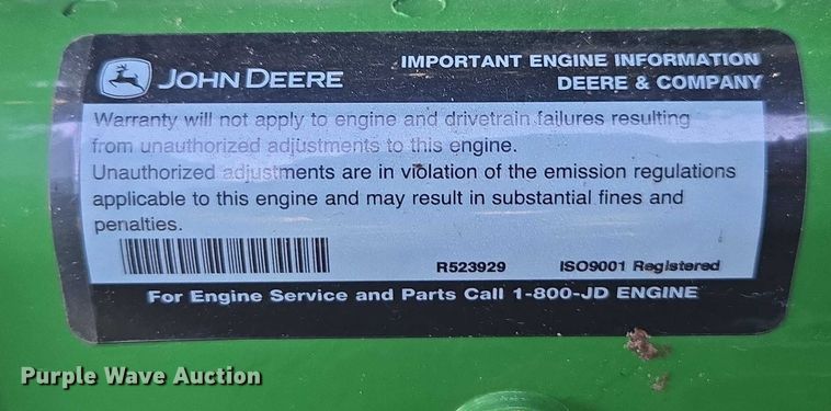 image for item DT4550 2022 John Deere S770 STS combine
