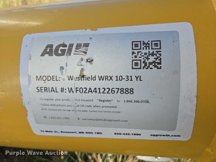 image for item DT4552 Westfield WRX 10-31 auger