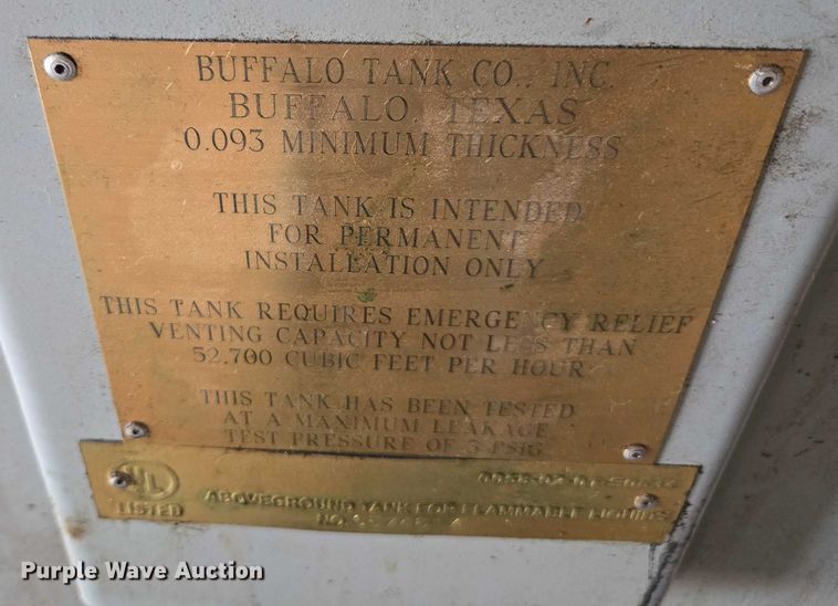image for item DT4559 (2) Buffalo Tank Co oil tanks