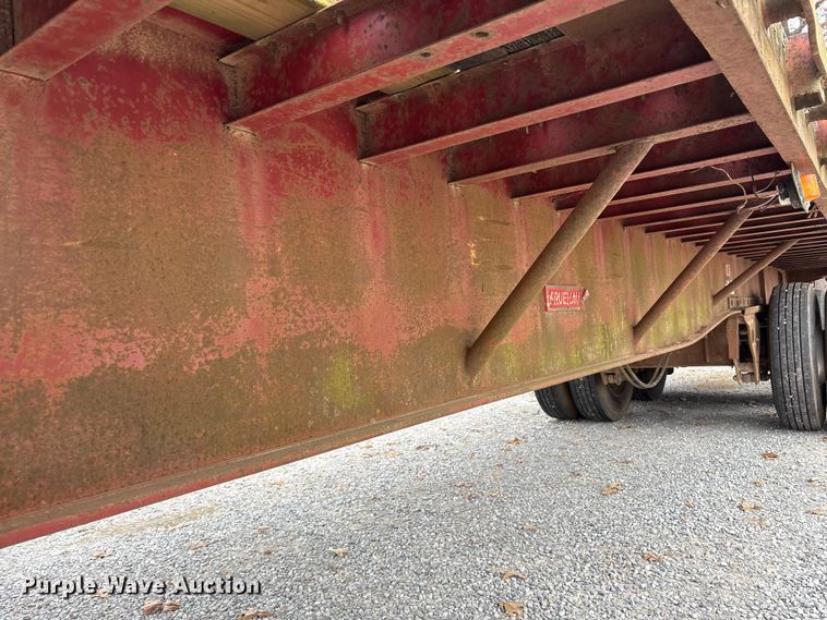 image for item DT4584 1990 Fruehauf PBA-F2S-45N flatbed trailer