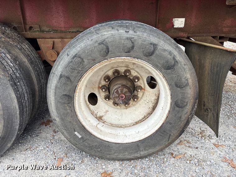 image for item DT4584 1990 Fruehauf PBA-F2S-45N flatbed trailer