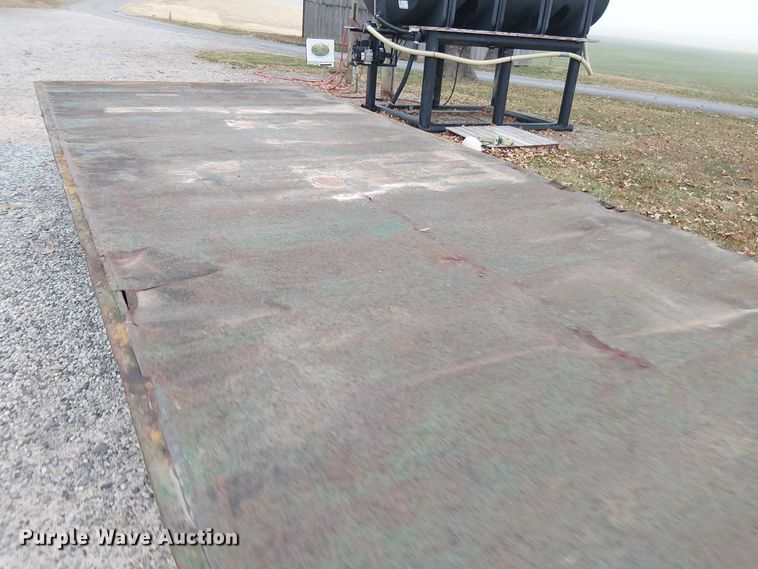 image for item DT4585 Shop Built flatbed trailer