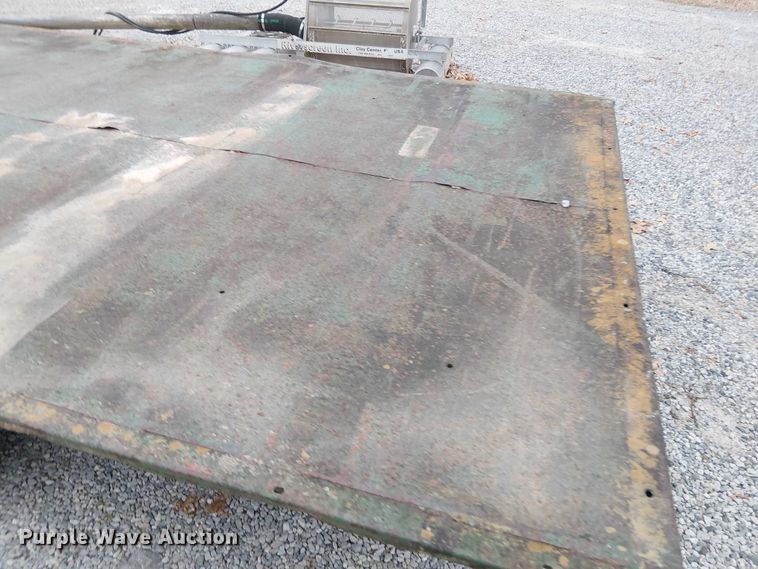 image for item DT4585 Shop Built flatbed trailer