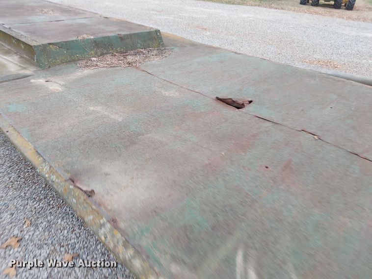 image for item DT4585 Shop Built flatbed trailer