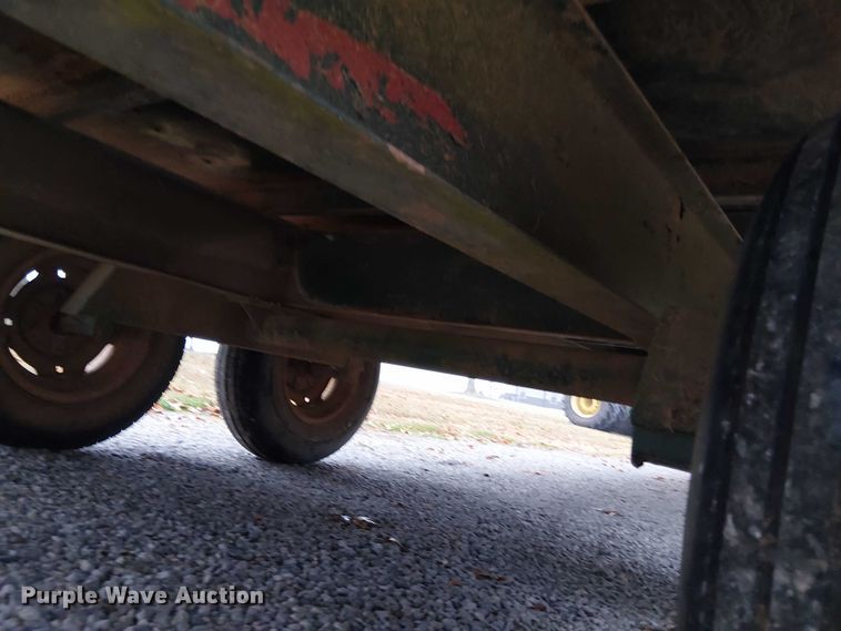 image for item DT4585 Shop Built flatbed trailer