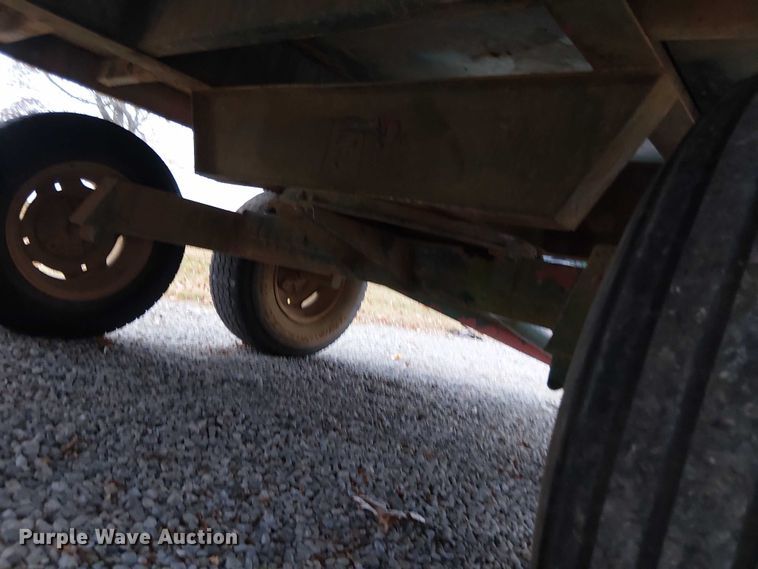 image for item DT4585 Shop Built flatbed trailer