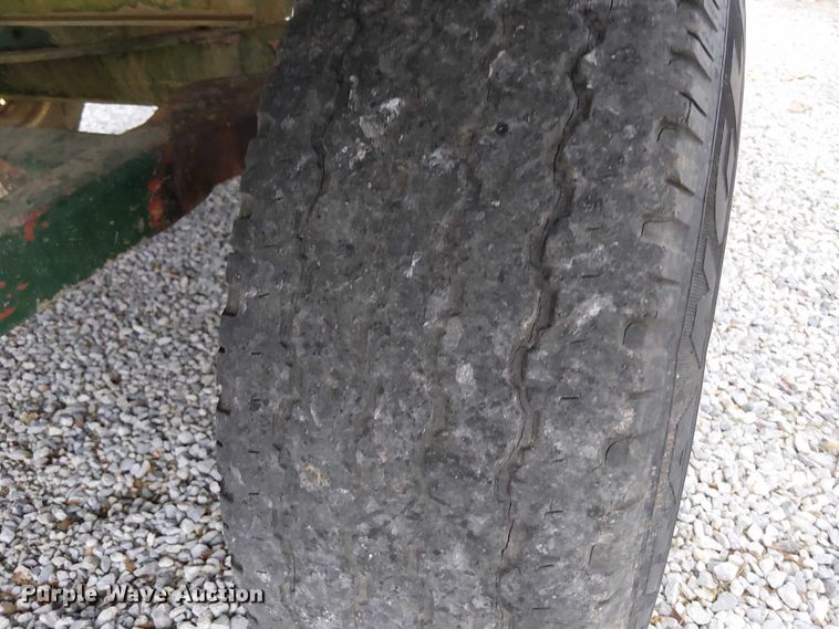 image for item DT4585 Shop Built flatbed trailer