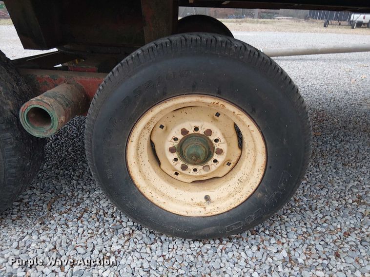 image for item DT4585 Shop Built flatbed trailer