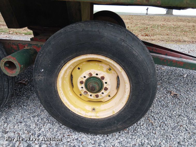 image for item DT4585 Shop Built flatbed trailer