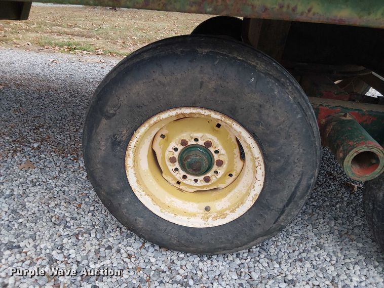 image for item DT4585 Shop Built flatbed trailer