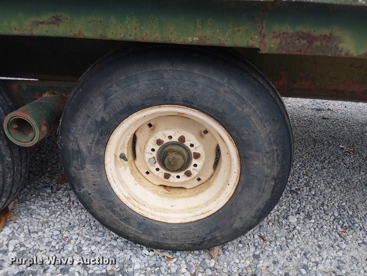 image for item DT4585 Shop Built flatbed trailer