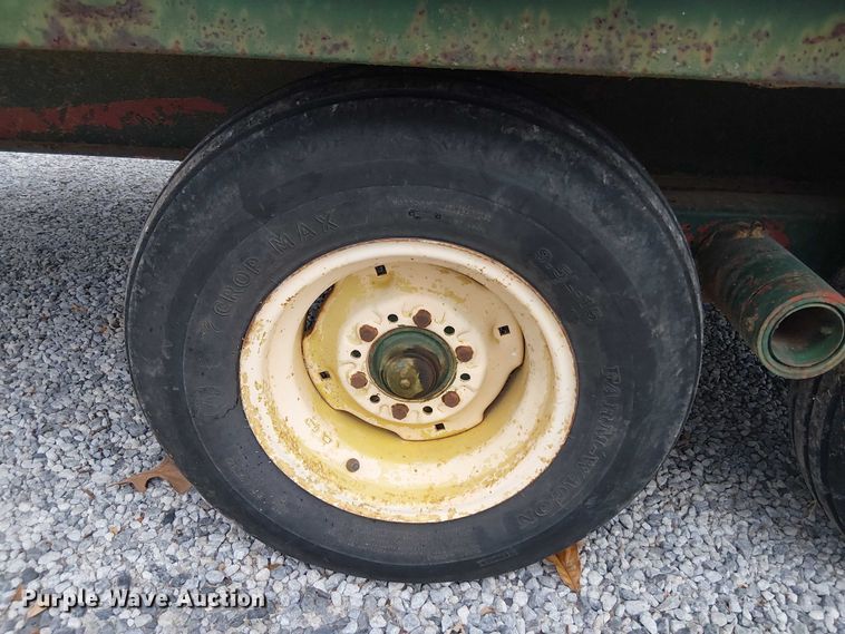 image for item DT4585 Shop Built flatbed trailer