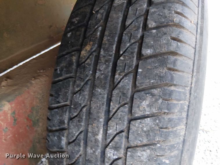 image for item DT4585 Shop Built flatbed trailer