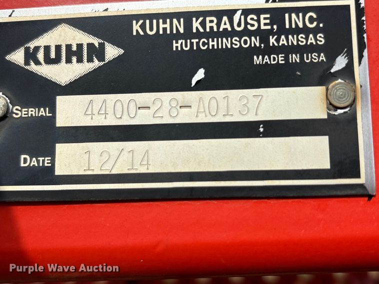 image for item DT4587 Kuhn 4400 cultipacker
