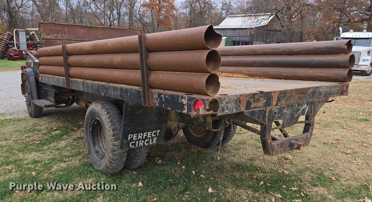 image for item DT4590 1973 Chevrolet C60 dump flatbed truck