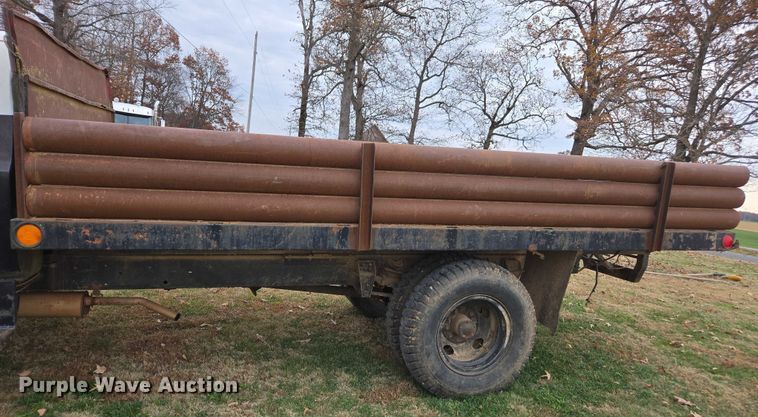 image for item DT4590 1973 Chevrolet C60 dump flatbed truck