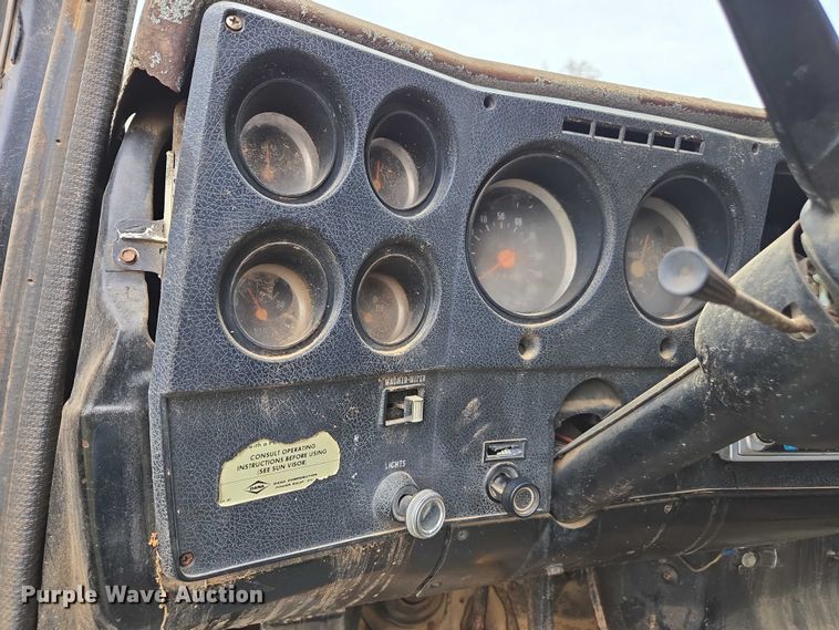 image for item DT4590 1973 Chevrolet C60 dump flatbed truck