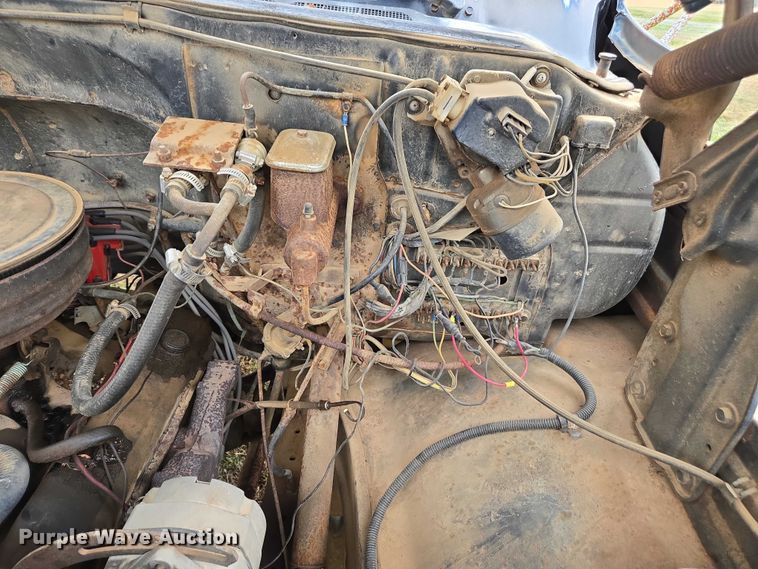 image for item DT4590 1973 Chevrolet C60 dump flatbed truck