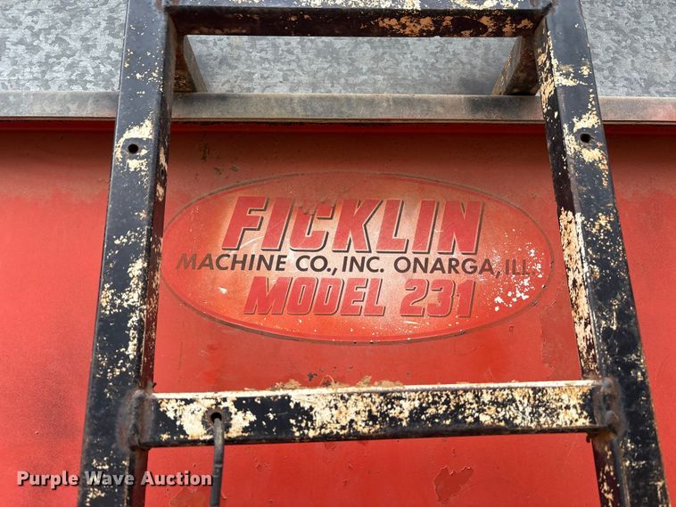 image for item DT4594 Ficklin 231 gravity wagon