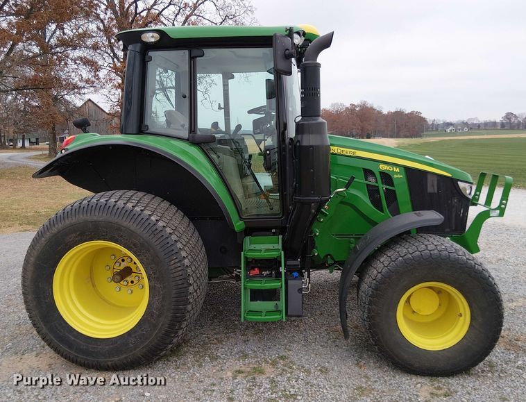 image for item DT4595 2021 John Deere 6110M MFWD tractor