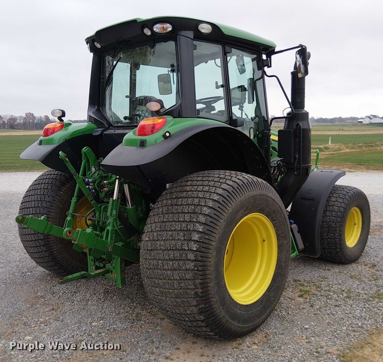 image for item DT4595 2021 John Deere 6110M MFWD tractor