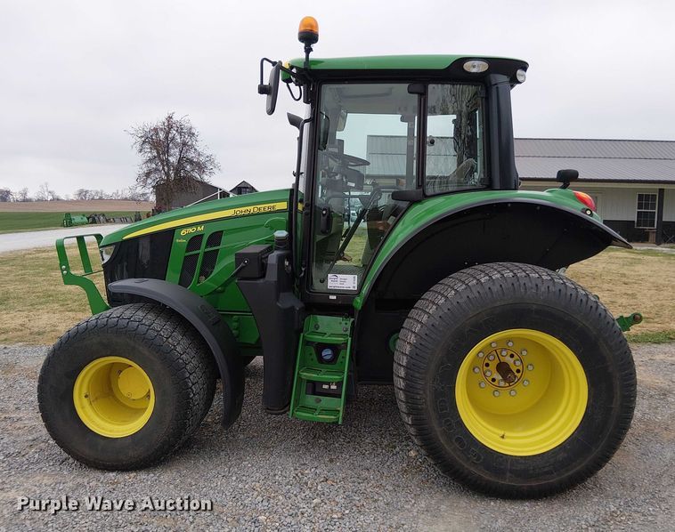 image for item DT4595 2021 John Deere 6110M MFWD tractor
