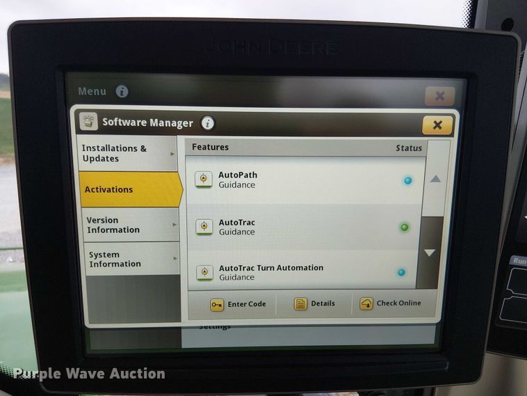 image for item DT4595 2021 John Deere 6110M MFWD tractor