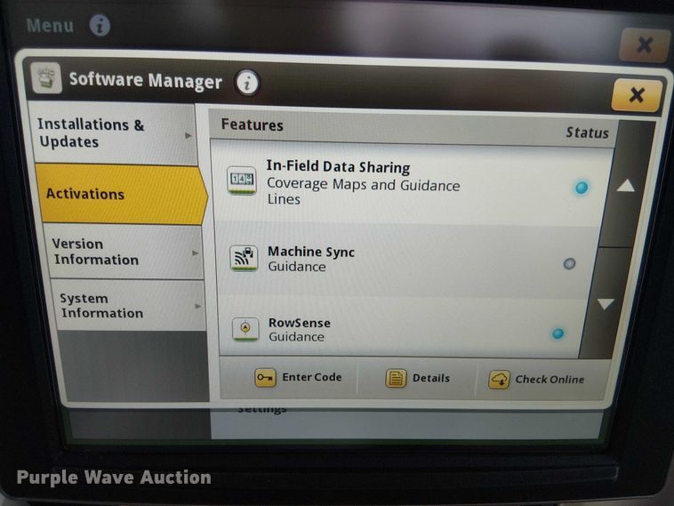 image for item DT4595 2021 John Deere 6110M MFWD tractor