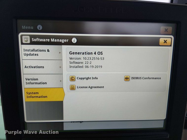 image for item DT4595 2021 John Deere 6110M MFWD tractor