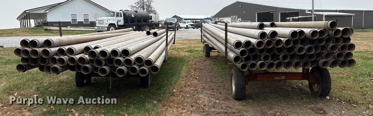 image for item DT4597 Approximately 95 pieces of irrigation pipe