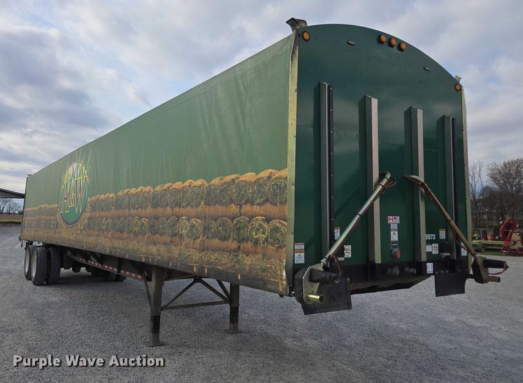 image for item DT4607 2019 Wade WHT45FT side curtain trailer