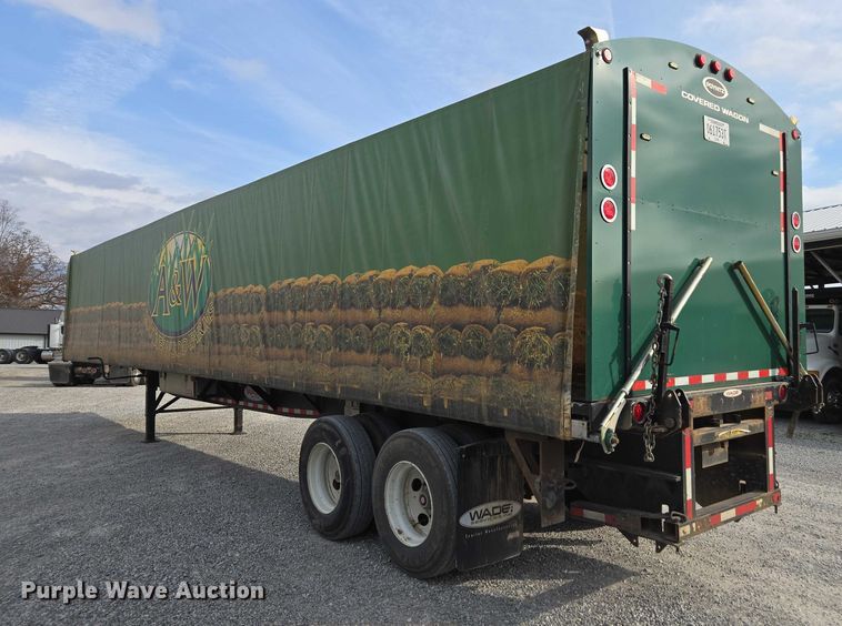 image for item DT4607 2019 Wade WHT45FT side curtain trailer