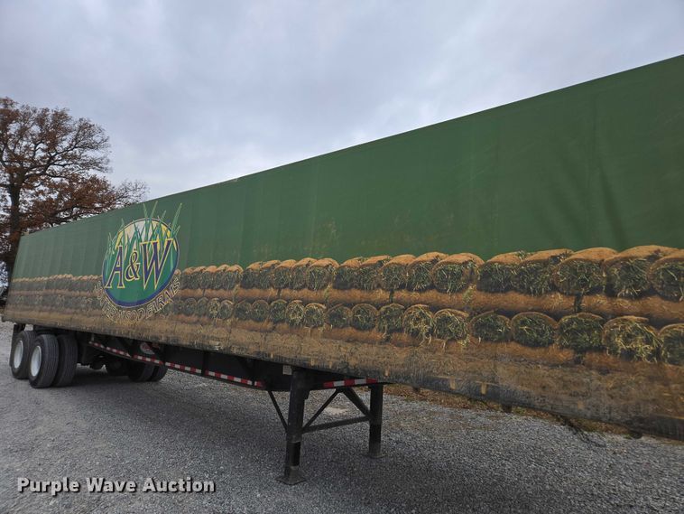 image for item DT4608 2022 Wade WHT45FT side curtain trailer