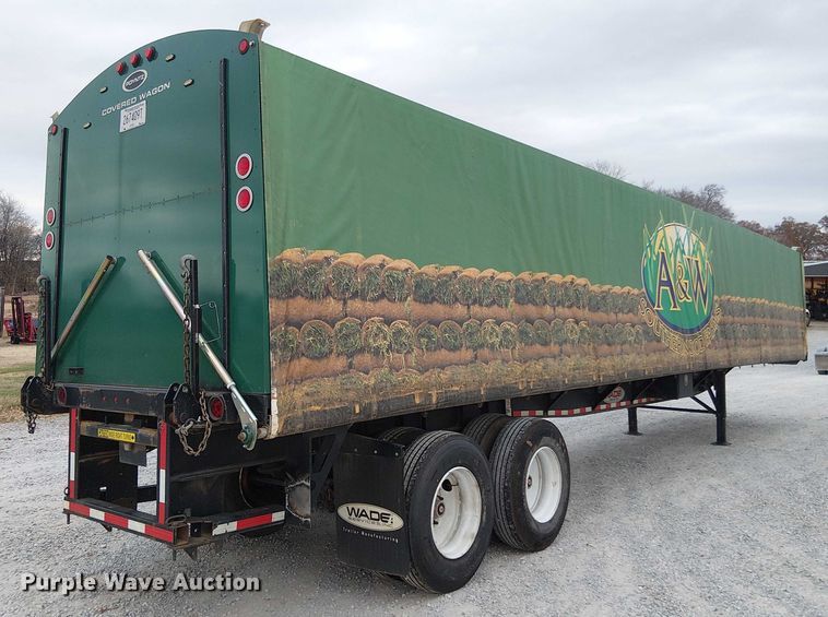 image for item DT4611 2023 Wade WHT45FT side curtain trailer