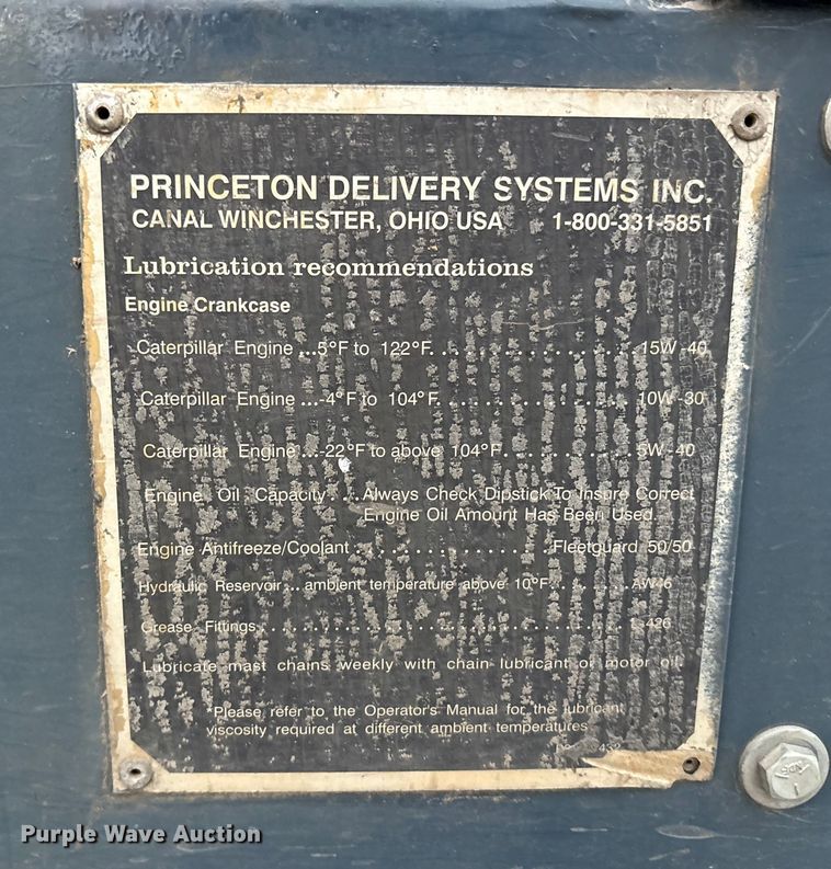 image for item DT4612 2008 Princeton PBX forklift