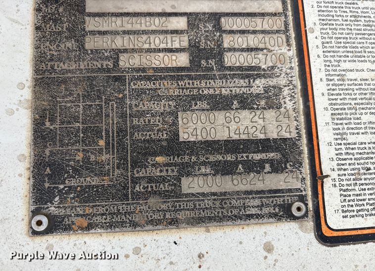 image for item DT4618 2018 Western P55 forklift