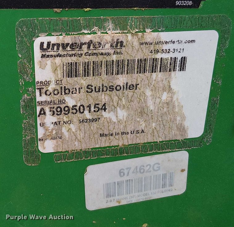 image for item DT4620 Unverferth in-line ripper