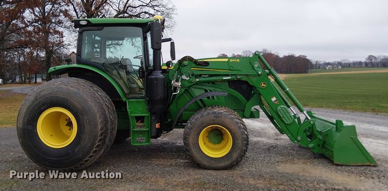 image for item DT4642 2016 John Deere 6145R MFWD tractor