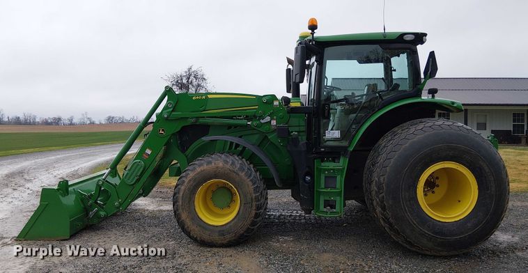 image for item DT4642 2016 John Deere 6145R MFWD tractor
