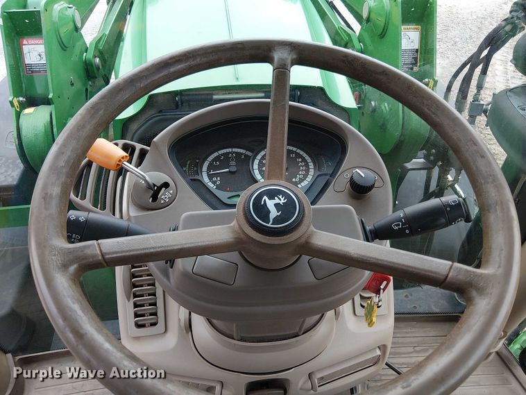 image for item DT4642 2016 John Deere 6145R MFWD tractor