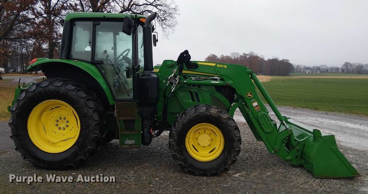 image for item DT4644 2017 John Deere 6130M MFWD tractor
