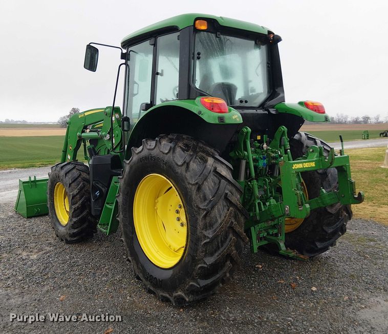 image for item DT4644 2017 John Deere 6130M MFWD tractor