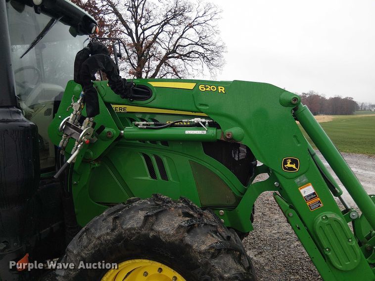 image for item DT4644 2017 John Deere 6130M MFWD tractor