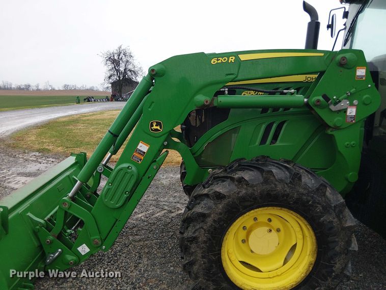 image for item DT4644 2017 John Deere 6130M MFWD tractor