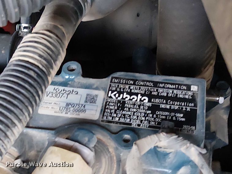 image for item DT4655 Kubota KX080-4S2 mini excavator