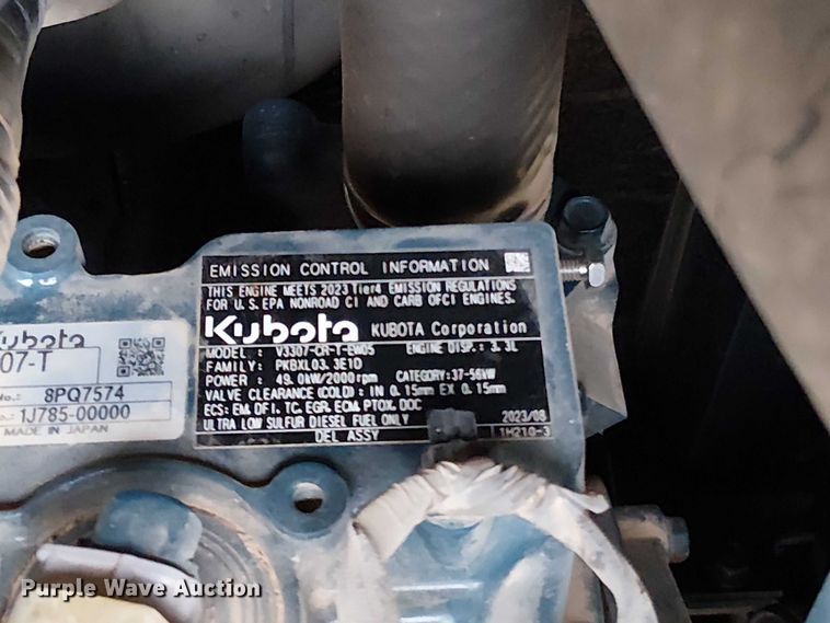 image for item DT4655 Kubota KX080-4S2 mini excavator