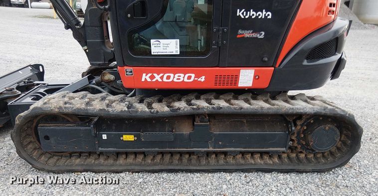 image for item DT4655 Kubota KX080-4S2 mini excavator
