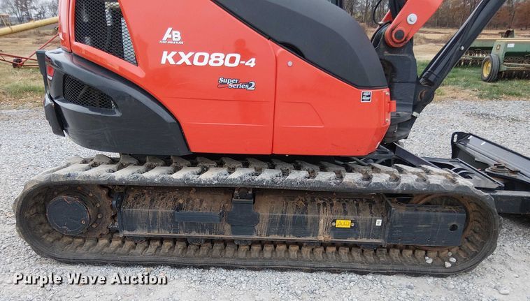 image for item DT4655 Kubota KX080-4S2 mini excavator